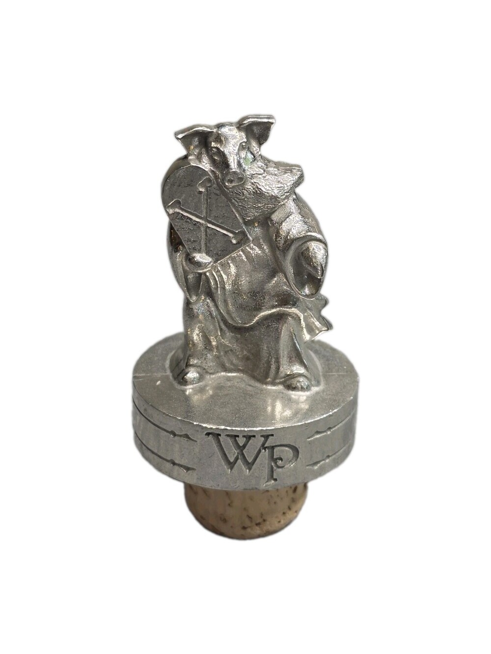 Whistle Pig The Boss Hog X 10 The Ten Commandments Bourbon Bottle Topper Pewter